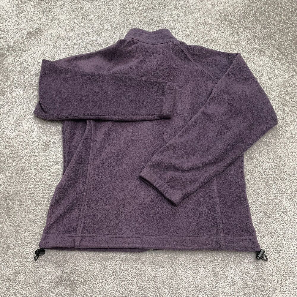 Columbia Benton Springs Fleece Jacket Womens Small Purple Mammoth Outdoor Hiking